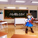 虫に捕まった猫