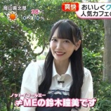 『[ノイミー] 鈴木瞳美、めざましテレビのイマドキに登場！人気カフェの夏ドリンクを紹介！（キャプチャ画像あり）』の画像