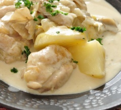 クリーム煮を失敗しないためのポイント6つとアンチョビ入りのドフィノア、ジムで最近のドラマ「良いこと悪いこと」の話をしていてわたしが反省したこと