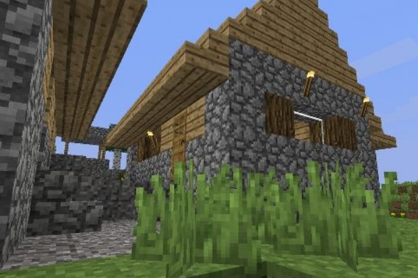 あの村に着手 この地で暮らすよ