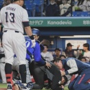 ＤｅＮＡ筒香　自身の代打安打よりアクシデントで交代の川上球審を心配「無事を祈るだけです」