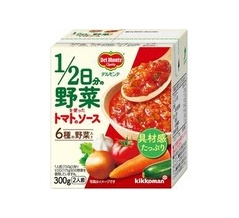 【2,364円】キッコーマン食品 1/2日分の野菜を使ったトマトのソース 300g×12本