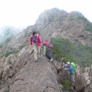 ＣＭ　四国の岩山縦走　八巻山～東赤石山