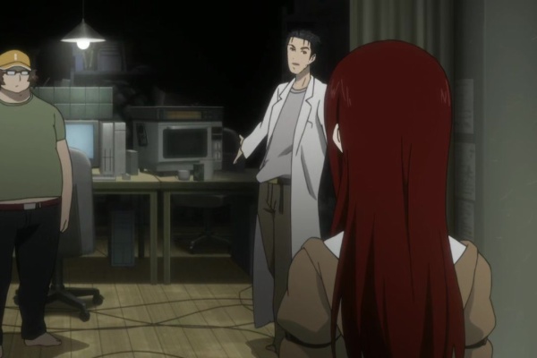 シュタインズ ゲート 第3話 感想 電話レンジ 仮 の真の力 X 通りすがりのウサギが見ている