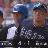 【vs.オリックス】日ハム、3回に淺間と郡司の連続タイムリーで4点を奪い逆転に成功！