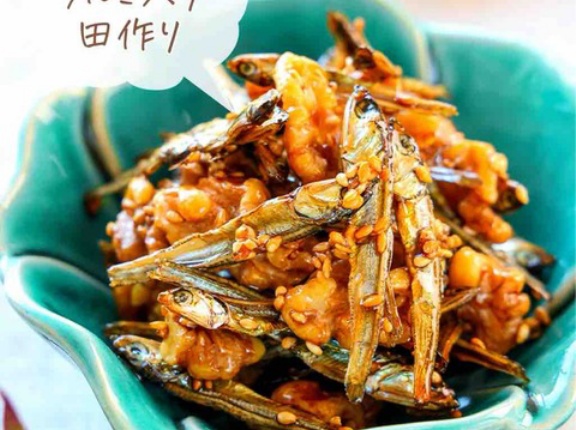 ♡クルミ入り田作り♡【#簡単レシピ #時短 #節約 #おせち料理 #常備菜 #作りおき #お正月 #冷凍 】