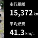 トリシティ 155 異状摩耗 ➡ 調整から約6000km