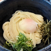 たつの　温玉生醬油うどん♪《将》