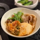 純豆腐鍋の夜ごはん