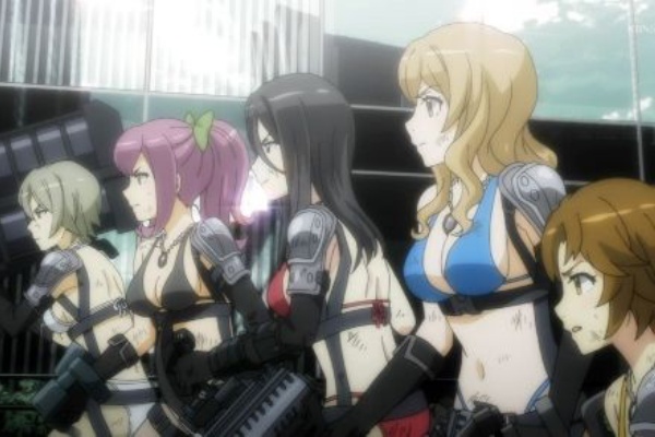 スクールガールストライカーズ 第8話 対決 降神三姉妹 月鏡楼 アニメブログ別館