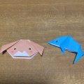 折り紙です。パステルも。