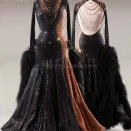 DA136英国Chrisanne Clover製の黒茶スポンサードレス