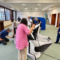 第３回地区防災隊リーダー実地訓練