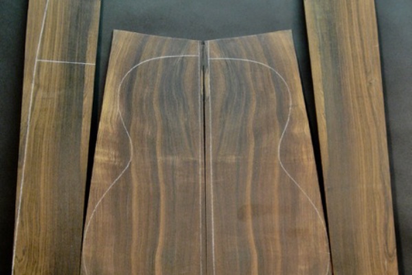 ブラジリアンローズウッド ハカランダ OM用セット 5 FREEDOM CUSTOM