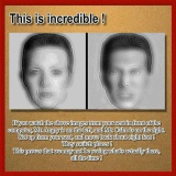 あら不思議！ちょっと（2.4メートル）離れて見てみると……違って見える2つの顔【画像】