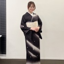 元乃木坂の山崎怜奈さんにはんなりの着物を