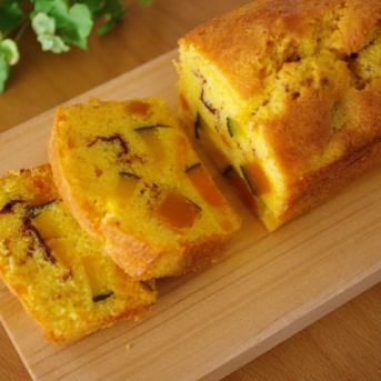ＨＭで作る☆かぼちゃの簡単パウンドケーキ☆クックパッドニュースに紹介されていましたので御礼とご報告です