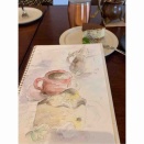 雨の日はカフェでお茶を