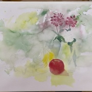 日本画水彩画② 京都二年坂スケッチ]水彩画 #Watercolor