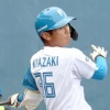 宮崎一樹 プロ初安打　初昇格＆即先発で昨季最多勝のＤｅＮＡ・東から右前安打