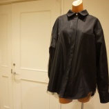 『MSGM(エムエスジーエム)ブラックデニムチュールシャツJK』の画像