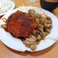 ■門前仲町の「まつむら」で、デカ盛り生姜焼き＆チーズカツ！