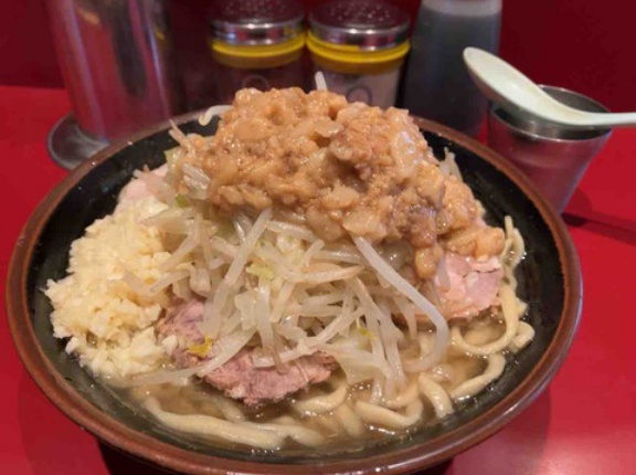 まさかこんなに空いてるとはね　ラーメン二郎 荻窪店