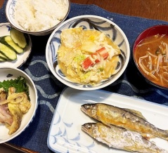 朝から事故に巻き込まれる＆豆腐と白菜の卵とじ