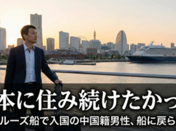 【悲報】中国発着クルーズ船、博多港に入港　中国籍の男性「日本に住みたい！住みたい！住みたい！」戻らすクルーズ船は出港　船もお漏らしかよ