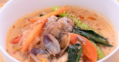 あさりと豆乳の濃厚麻辣湯（マーラータン）レシピ（PR）