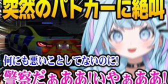 【ホロライブ】突然のパトカー襲来に絶叫するすうちゃんｗ