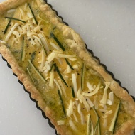 ズッキーニたっぷりのキッシュ