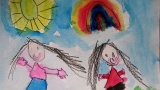 バイト先に幼児の絵が飾ってあるんだが名前が酷いｗｗｗ