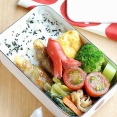 豚の大葉チーズ巻き弁当【口内炎】
