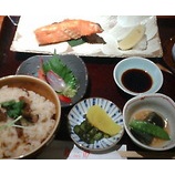 『銀座 羅豚はなれ「松茸ごはん膳」1050円』の画像