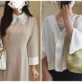 【お嬢様ワンピース＆体型カバーコーデ】20代娘と50代私の春夏お出かけ服レビュー（PR）