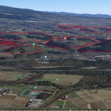 『箱田城跡は赤城山山麓の流れ山』の画像