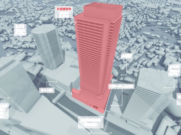 地上43階、高さ179m「(仮称)上大岡Ｃ北地区第一種市街地再開発事業」環境影響評価方法書が公開！計画規模が拡大した上大岡駅直結タワマン