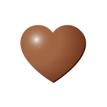 ハートチョコ フリー素材集 無料イラスト エチュード キャンパス