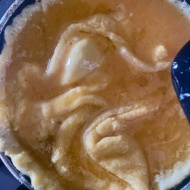 豆パチャージの卵で朝ごはん！焼きおにぎりサンド【PR】