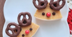 3分で作れる！バウムクーヘンでトナカイくん