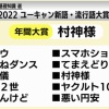 2022ユーキャン新語・流行語年間大賞に「村神様」　「きつねダンス」はトップ10入り