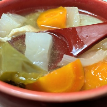 今日も夫のあったかスープで元気に