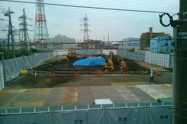 リニア中央新幹線 橋本駅 工事状況