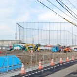 『大池緑地公園すぐそばの大きな工事は岡山通運の物流倉庫建設工事（春日井市下原町）』の画像