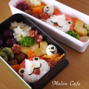 マインクラフト Minecraft のキャラ弁当とブラックハヤテ号おにぎり 運動会のお弁当 めろんカフェ Powered By ライブドアブログ
