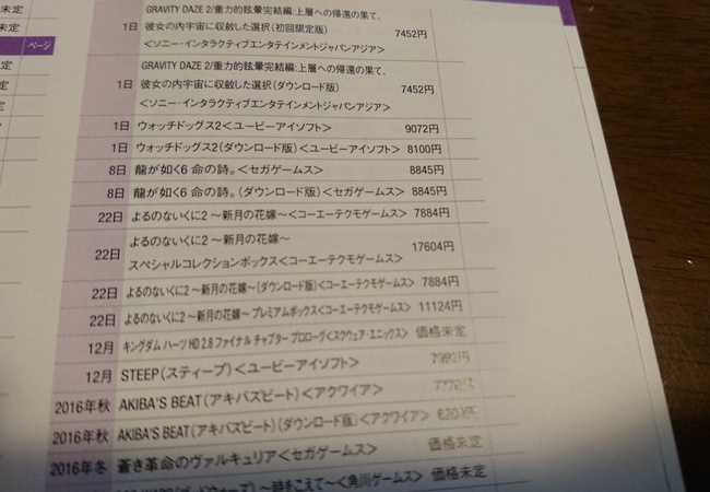 よるのないくに2～新月の花嫁が発売決定！