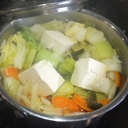 白菜と人参のスープ