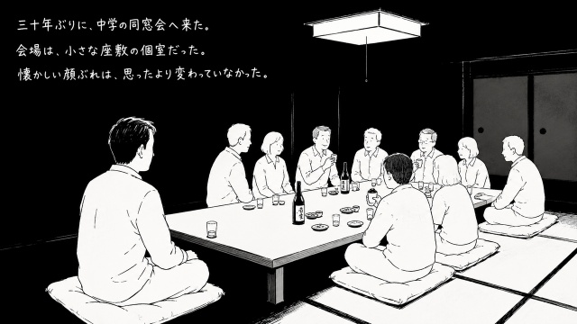 【奇妙な話】三十年ぶりの同窓会