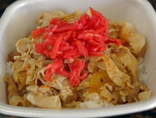 豚丼大盛 紅しょうがダブル　吉野家呉広本町店